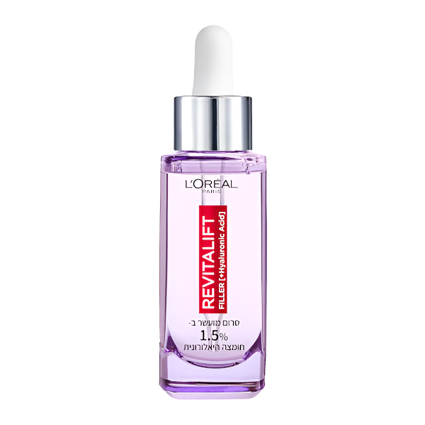 סרום לשיפור מראה הקמטים בפנים מסדרת 'רויטליפט פילר' 30 מ"ל | L'Oréal Paris