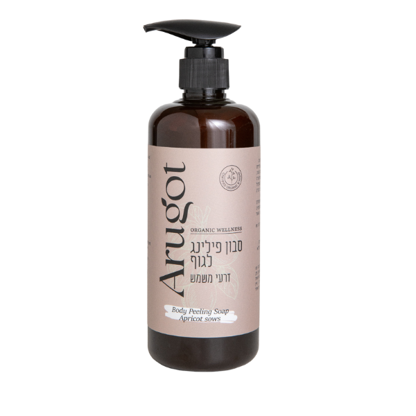 סבון פילינג גוף זרעי משמש ערוגות