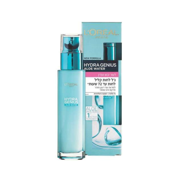 ג'ל לחות קליל עד 72 שעות לעור פנים יבש ועדין 70 מ"ל | L'Oréal Paris