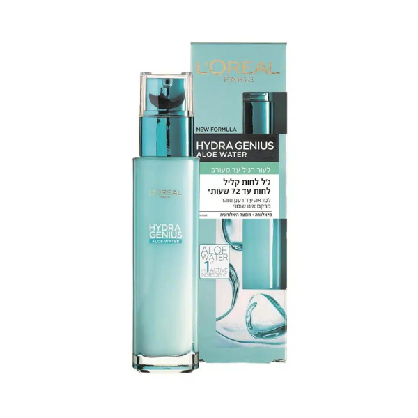 ג'ל לחות קליל עד 72 שעות לעור פנים רגיל עד מעורב 70 מ"ל | L'Oréal Paris