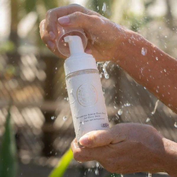 סבון מוס אנטי אייג'ינג לניקוי הפנים לעור מעורב שמן 150 מ"ל | Ama Lurra