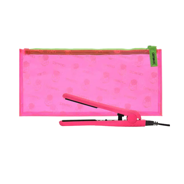 מיני מחליק טיטניום ורוד מסטיק מושלם לנסיעות | Amika