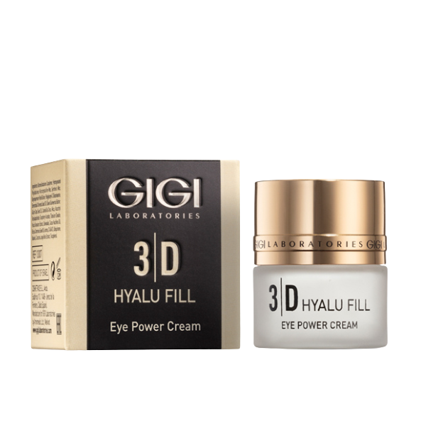 קרם עיניים חומצה היאלורונית לעידון קמטים מסדרת 3D היאלו פיל 20 מ"ל | GIGI