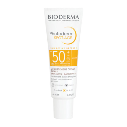 קרם ג'ל עם מקדם הגנה SPF50+ להגנה מהשמש ונגד כהויות מסדרת 'פוטודרם' 40 מ"ל | Bioderma
