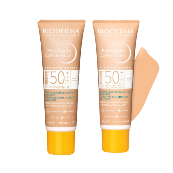 מייקאפ מינרלי עם SPF50+ לעור מעורב עד שמן | Bioderma