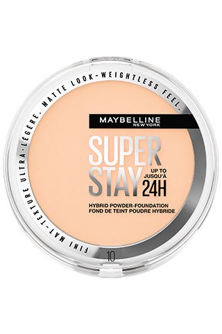 פודרת מייק אפ עמידה עד 24 שעות לסופר כיסוי | Maybelline