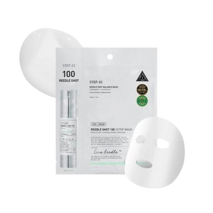 מארז ניסיון המכיל סרום 'מיקרו מחטים 100' ומסכת לחות לאיזון עור הפנים | VT