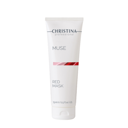 מסכת פנים אדומה לשיקום והענקת זוהר לעור | 75 מ"ל | Christina
