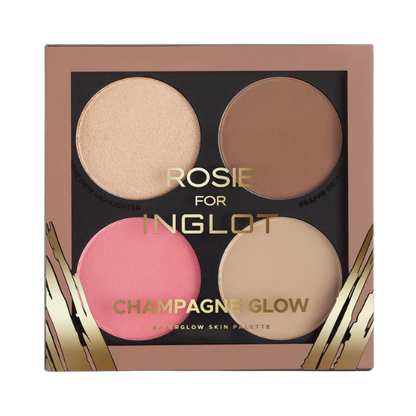 פלטת איפור 'שמפיין גלואו' ליצירת מראה איפור מושלם | INGLOT