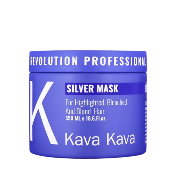 מסכת סילבר להזנה לשיער בלונד נעים למגע 500 מ"ל | Kava Kava
