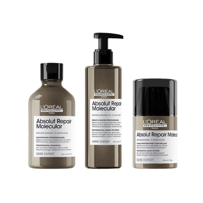 מארז שיקום מקצועי לשיער פגום במהדורה מוגבלת מסדרת 'אבסולוט ריפר מולקולר' | L'Oréal Professionnel