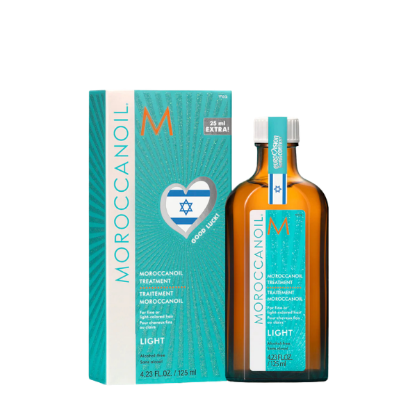 שמן מרוקאי המקורי 'לייט' במהדורה מוגבלת לאירוויזיון 100 מ"ל + 25 מ"ל במתנה – מרוקן אויל