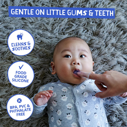 מברשת אצבע לשיניים ולחניכיים 'שלב 1' 2 יח' | Jack And Jill