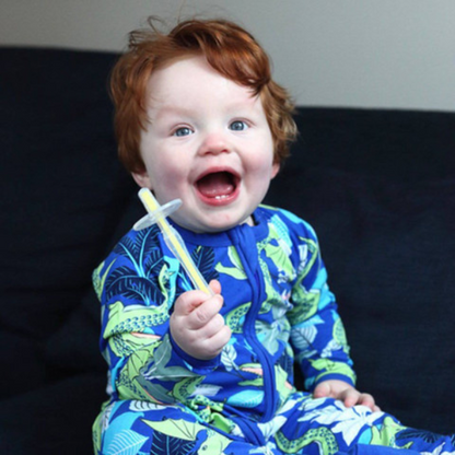 מברשת שיניים סיליקון עם מגן בטיחות 'שלב 2' | Jack And Jill