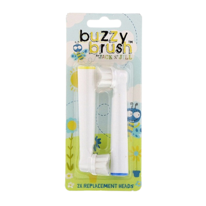 מארז 2 יח' ראשים חלופיים למברשת שיניים החשמלית 'באזי' | Jack And Jill