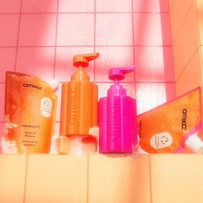 בקבוק רב פעמי למילוי חוזר בצבע ורוד | 300 מ"ל | Amika