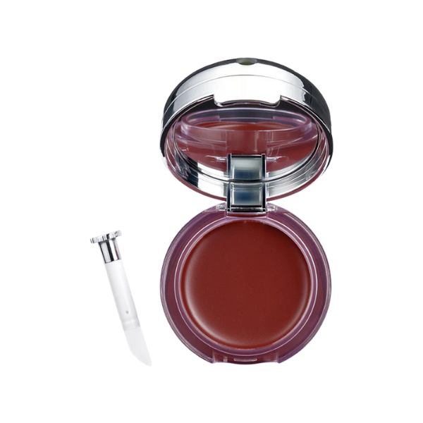 גלוס מוצק 'ליפ צ'יק טינט' בגוון בורדו פטל שזוף, מעניק לחות ומראה סמוק | Adah Lazorgan