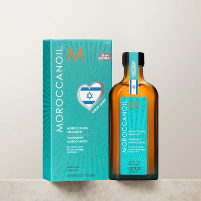 שמן מרוקאי המקורי לשיער יבש ועבה במהדורה מוגבלת לאירוויזיון 100 מ"ל + 25 מ"ל במתנה – מרוקן אויל