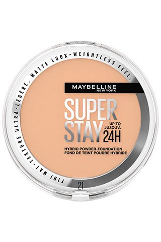 פודרת מייק אפ עמידה עד 24 שעות לסופר כיסוי | Maybelline