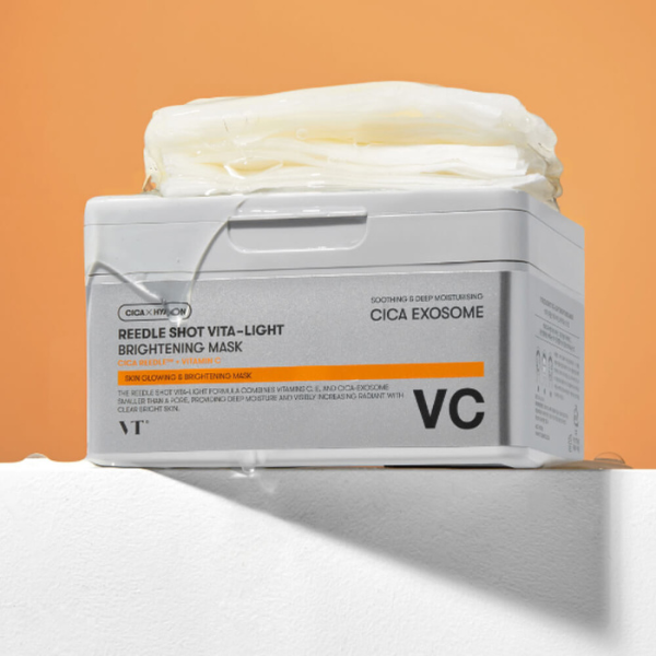 מסכת פנים מיקרו מחטים להבהרה והארת העור 30 יח' | VT