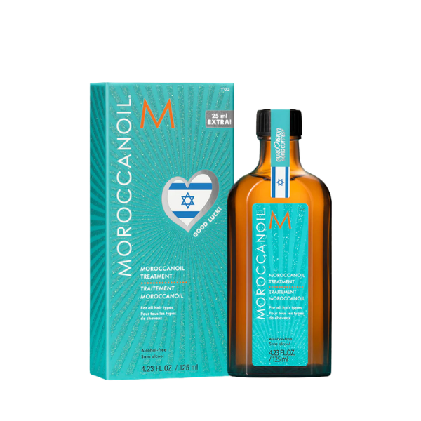 שמן מרוקאי המקורי לשיער יבש ועבה במהדורה מוגבלת לאירוויזיון 100 מ"ל + 25 מ"ל במתנה – מרוקן אויל