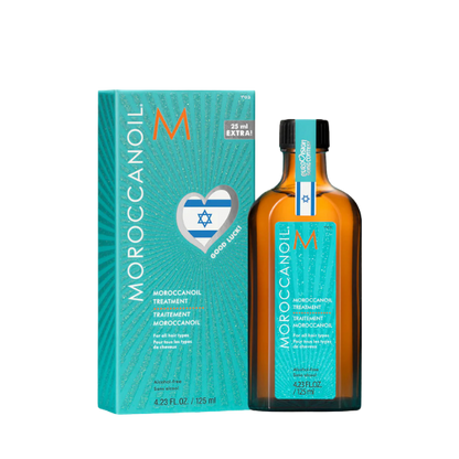 שמן מרוקאי המקורי לשיער יבש ועבה במהדורה מוגבלת לאירוויזיון 100 מ"ל + 25 מ"ל במתנה – מרוקן אויל