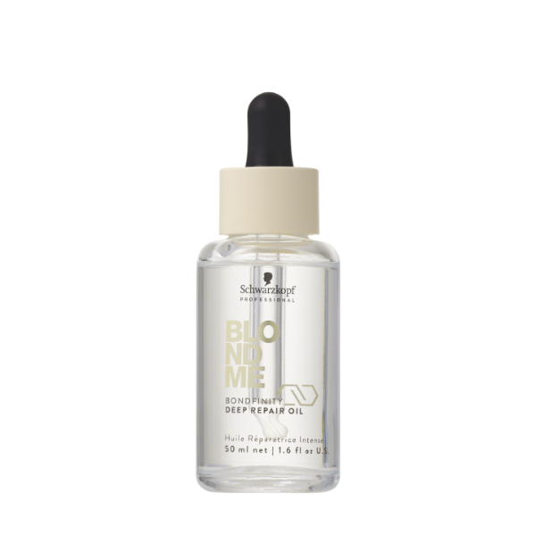 שמן 'בונדפיניטי' לשיקום עמוק ומניעת שבירת סיב השערה מסדרת בלונדמי 50 מ"ל - שוורצקופף