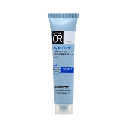קרם לחות טיפולי spf-30 לעור שמן הנוטה לפצעונים מסדרת 'אוילי עור' 40 מ"ל | Doctor Or