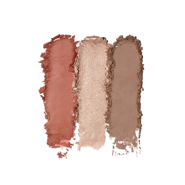 פלטה לפיסול הפנים 'גלואו און פוינט' הכוללת סומק ברונזר והיילייטר - אינגלוט