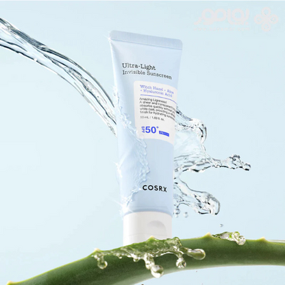 קרם הגנה SPF50 שקוף אולטרה קליל הנספג במהירות ולא משאיר שאריות לבנות 50 מ"ל - COSRX