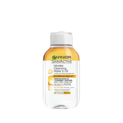 מים מיסלריים דו פאזיים להסרת איפור עמיד | 100 מ"ל | Garnier