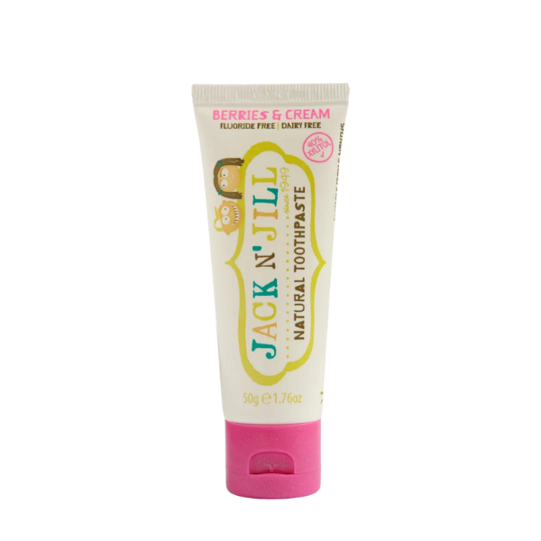 משחת שיניים טבעית לתינוקות בטעם פירות יער ושמנת 50 גרם | Jack And Jill