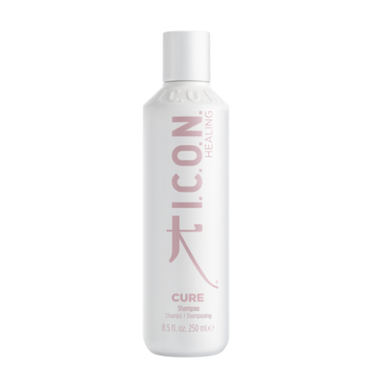שמפו לשיקום שיער יבש ופגום מסדרת קיור | 250 מ"ל | ICON