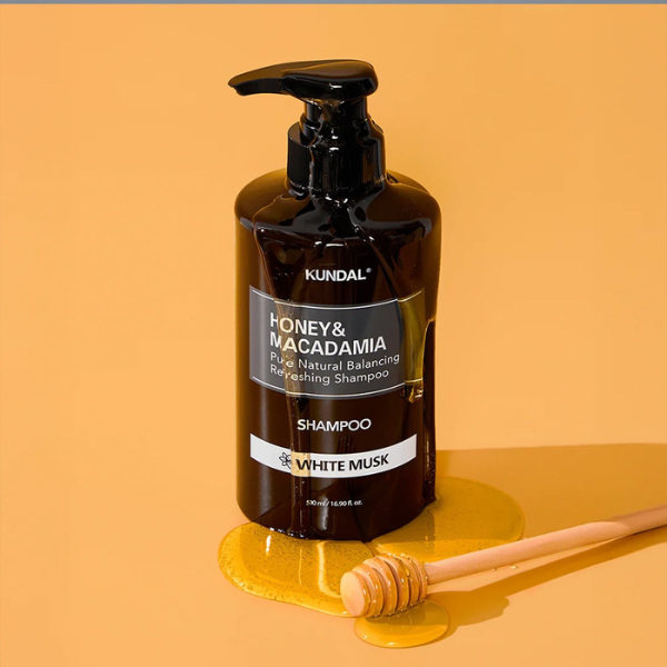 שמפו דבש ומקדמיה לאיזון וטיהור שיער שומני | 500 מ"ל | Kundal
