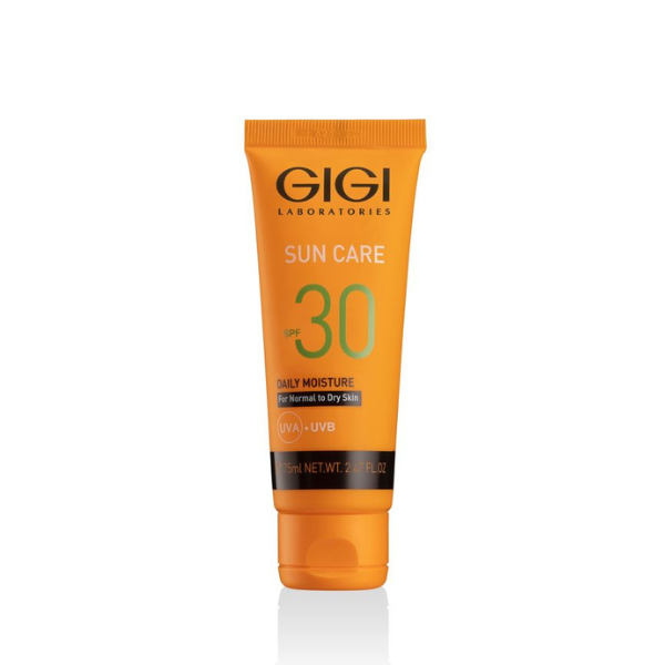 קרם הגנה לפנים לעור יבש 'דיילי מויסטר' SPF30 | 75 מ"ל | Gigi