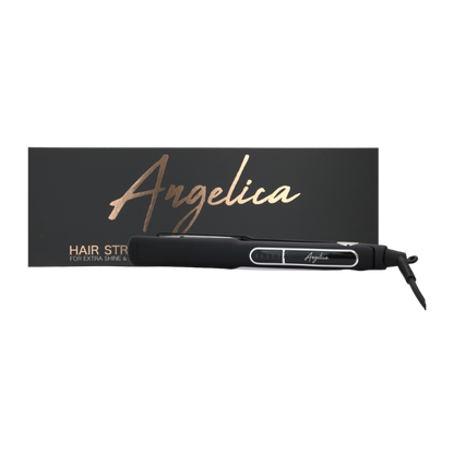 מחליק טיטניום המעניק מראה מלא ברק לשיער - Angelica