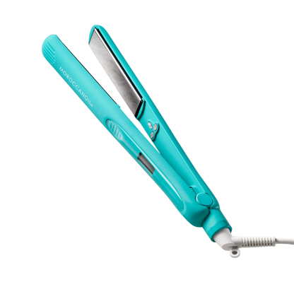 מחליק שיער מקצועי מטיטניום בצבע טורקיז | מרוקן אויל