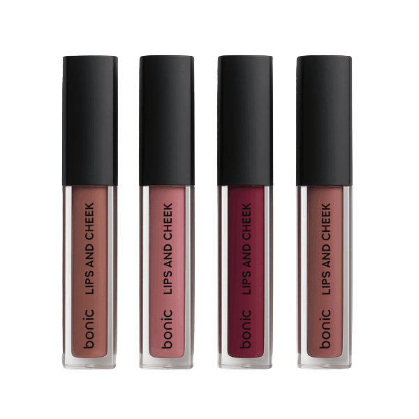 ערכת 4 טינטים 'ליפ אנד צ'יק' קלילים המעניקים מראה סמוק טבעי - בוניק