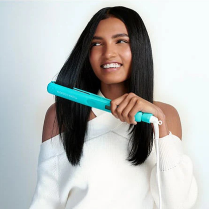 מחליק שיער מקצועי מטיטניום בצבע טורקיז | מרוקן אויל
