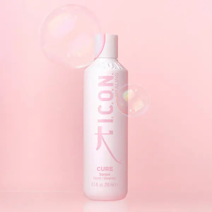 שמפו לשיקום שיער יבש ופגום מסדרת קיור | 250 מ"ל | ICON