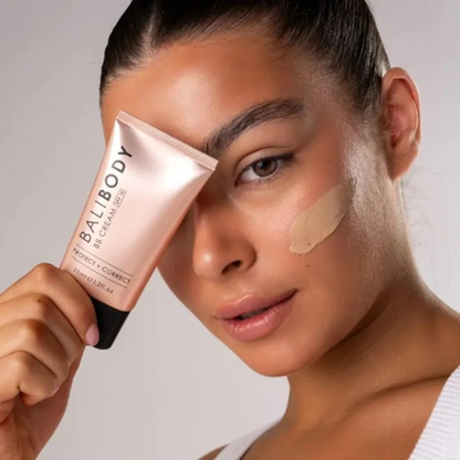 דמי מייקאפ BB Cream SPF15 המעניק גוון אחיד וזוהר לעור הפנים 35 מ"ל - Bali Body