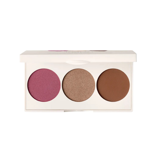 פלטה לפיסול הפנים 'סאנסט צ'יקס' הכוללת סומק ברונזר והיילייטר - אינגלוט