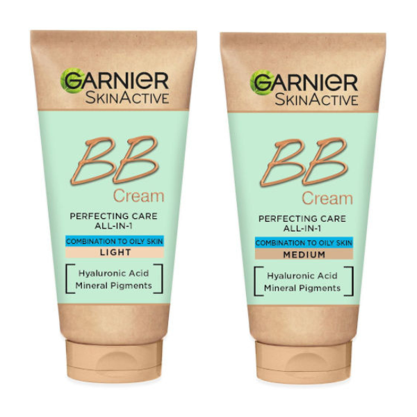 קרם BB עם לחות מתמשכת והגנה SPF15 לעור מעורב עד שמן | 50 מ"ל | Garnier