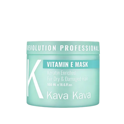 מסכת קרטין אורגנית ויטמין E לשיער יבש 500 מ"ל - Kava Kava
