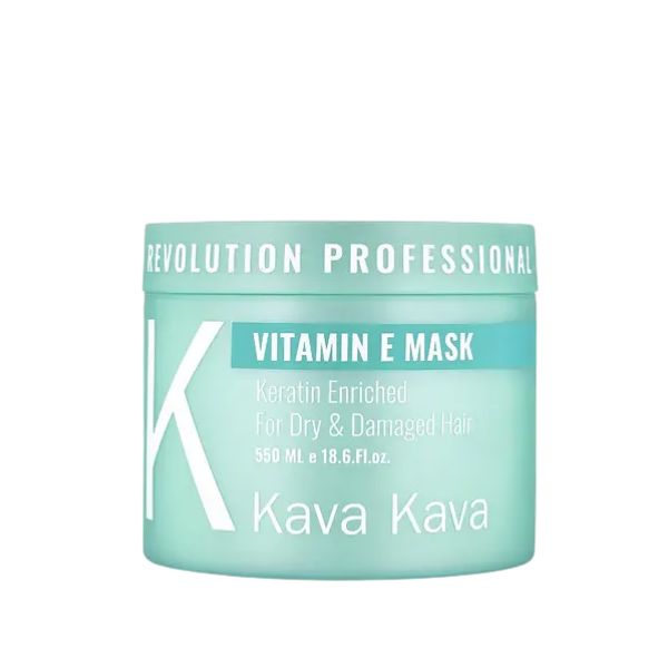 מסכת קרטין אורגנית ויטמין E לשיער יבש 500 מ"ל | Kava Kava