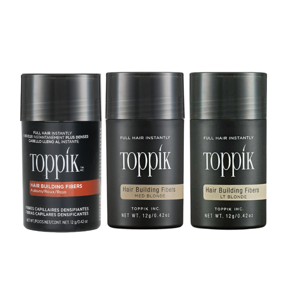 סיבי שיער למילוי צפיפות והסתרת התקרחות | 12 גרם | Toppik