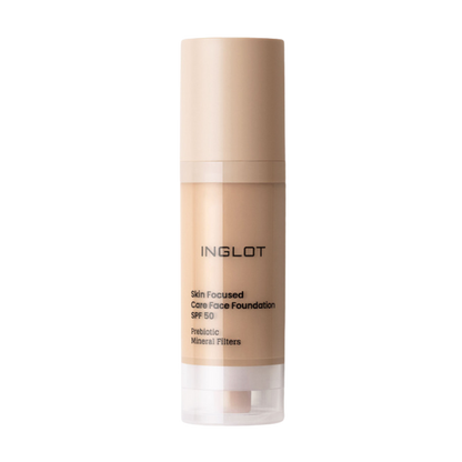 מייק-אפ עם מסנן הגנה SPF50 לכל סוגי העור | 30 מ"ל | Inglot
