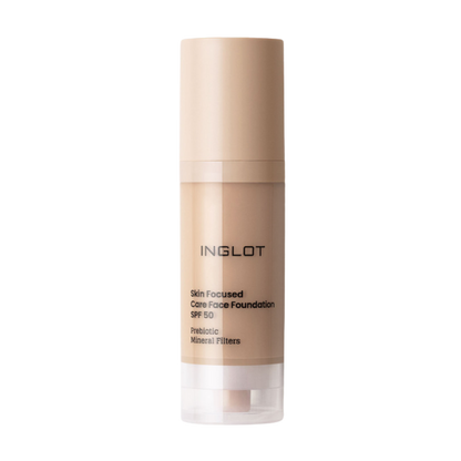 מייק-אפ עם מסנן הגנה SPF50 לכל סוגי העור | 30 מ"ל | Inglot