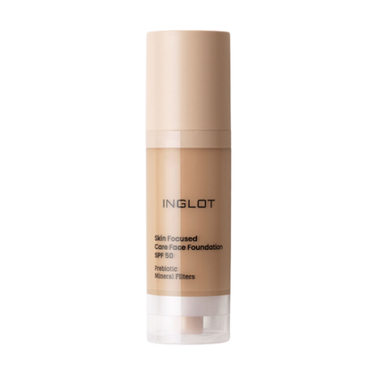 מייק-אפ עם מסנן הגנה SPF50 לכל סוגי העור | 30 מ"ל | Inglot