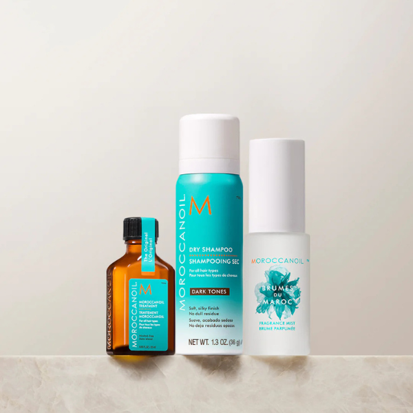 מארז רענון והזנה לשיער כהה | 3 מוצרים | Moroccanoil